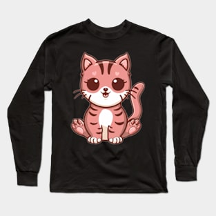 Cute Cat Long Sleeve T-Shirt